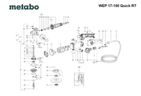 Metabo Carbon Brush Set with Holder, 110 V - 316066670