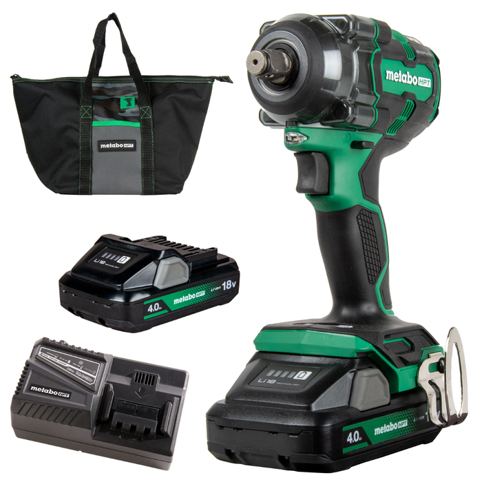Metabo HPT WR 18DH Cordless 18V Impact Wrench Kit