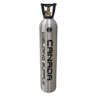 80 cu/ft Nitrogen Gas Aluminum Cylinder 100% Nitrogen - Tank CGA 580 - Full