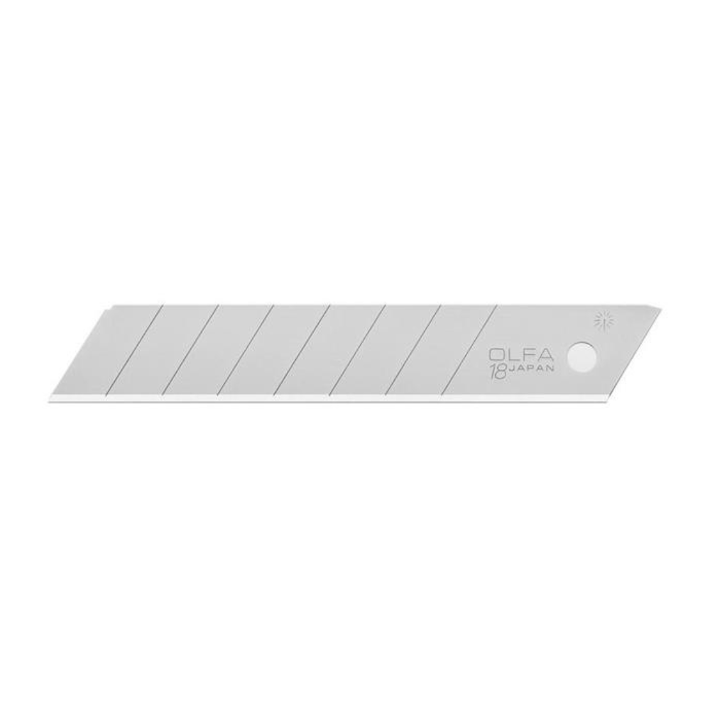 OLFA LB-10B 18mm Silver Heavy-Duty Snap Blade 