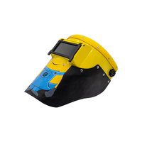 Outlaw Leather Slimline Minions Welding Hood