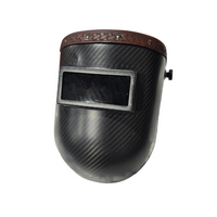 Chopped Carbon Fiber Pipeliner Welding Helmet - Oh Canada! Edition