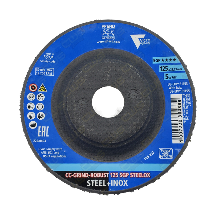 Pferd CC-Grind-Robust SGP Steel+Inox Grinding Discs