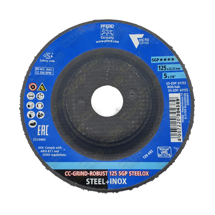 Disc Spuma Inox Shop Pferd CC-Grind-Robust SGP Steel+Inox Grinding Discs (fast grinding ...