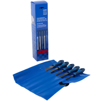 PFERD 5-Piece Machinist's File Set (WR, 250mm, Cut 3)