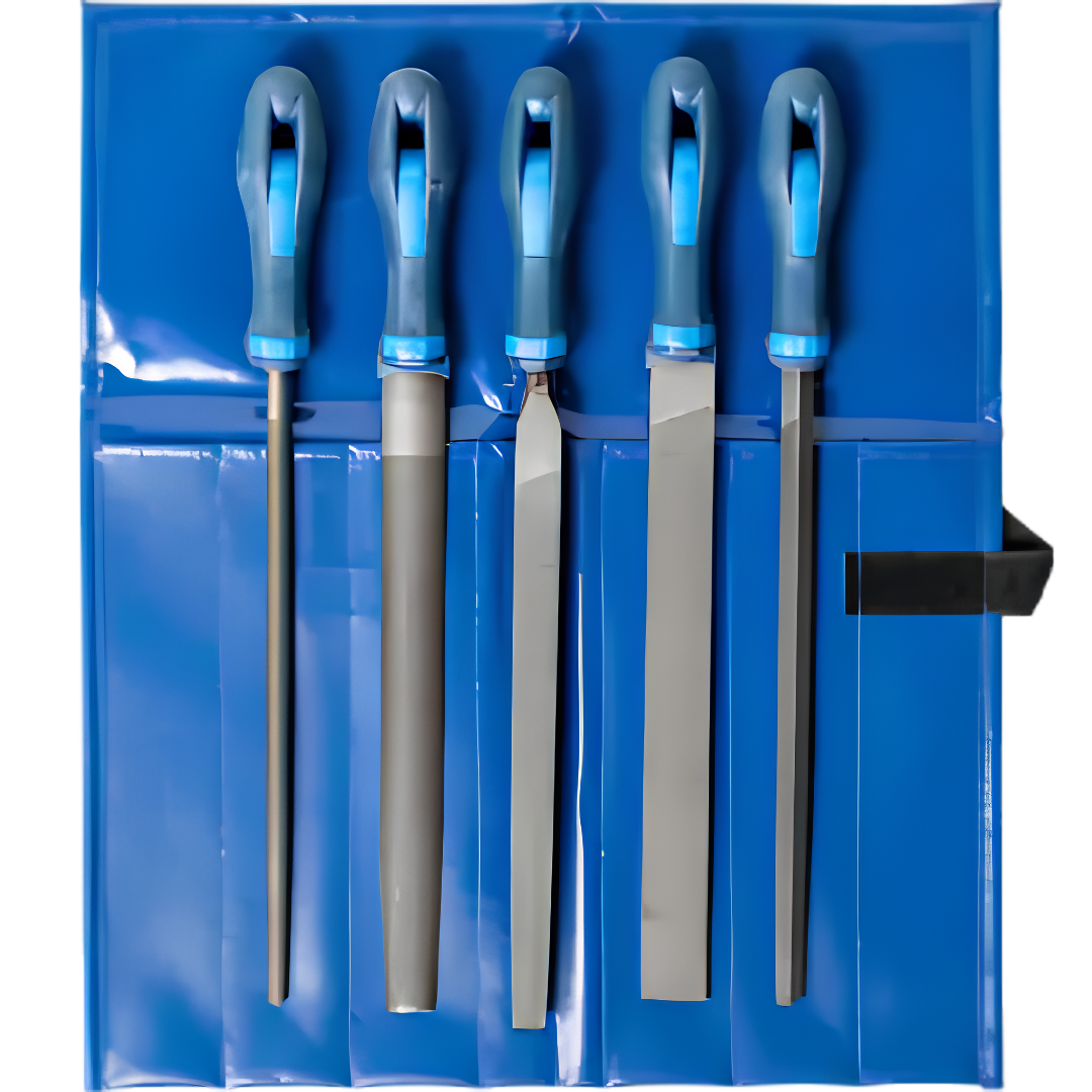PFERD 5-Piece Machinist's File Set (WR, 250mm, Cut 3)