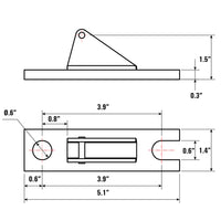 PXC90  BuildPro Table Mount Base Kit, Fits 5/8" Holes