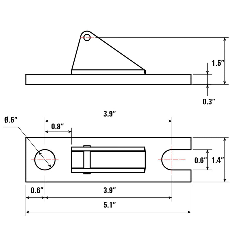 PXC90  BuildPro Table Mount Base Kit, Fits 5/8" Holes