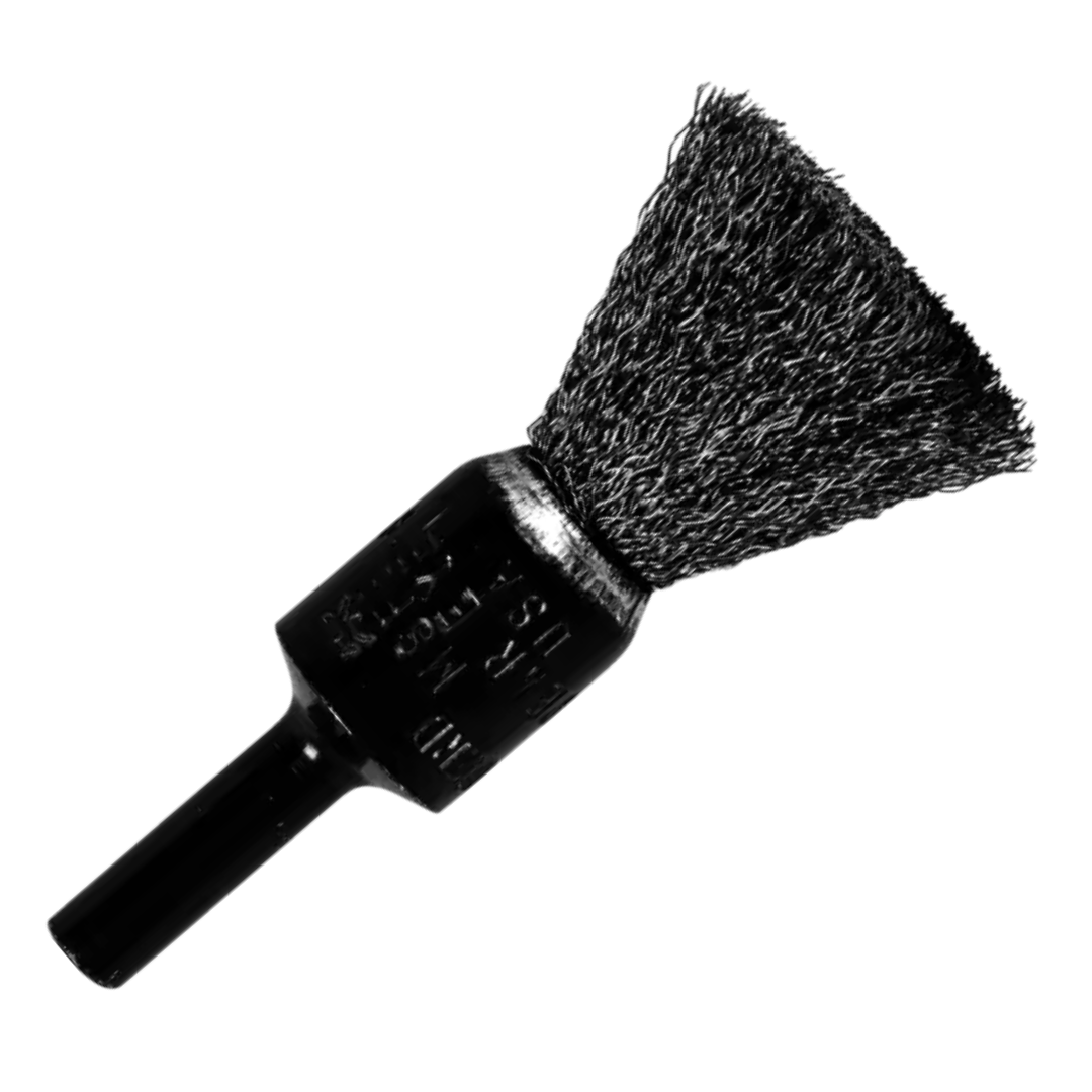 Pferd Straight End Brush Crimped Wire Stainless Steel