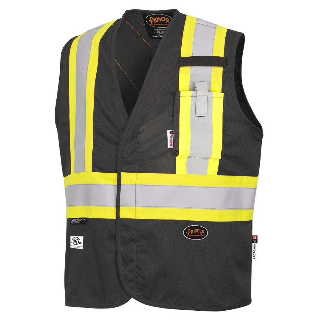 Visibility Electrician Tool Vest Tech Hi-Vis Reflective Tool Vest
