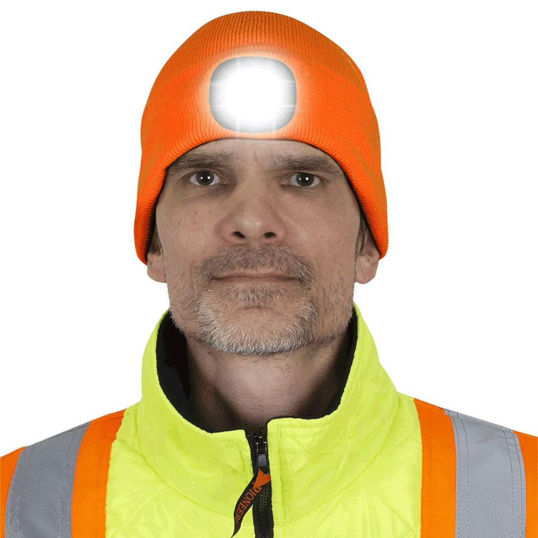 Pioneer Knit Toque with LED Headlight