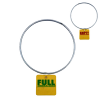 Cylinder Tank Dual Status Tags - EMPTY / FULL with Steel Ring (Pack of 10)