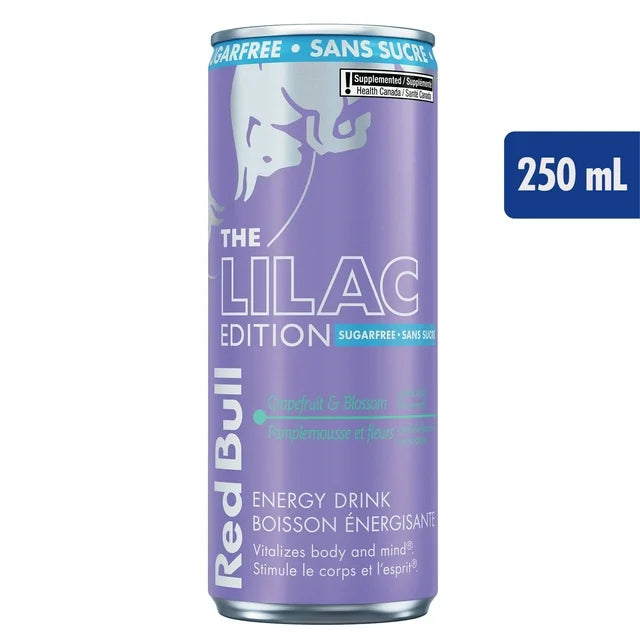 Red Bull Energy Drink, The Lilac Edition, Grapefruit & Blossom, 250ml