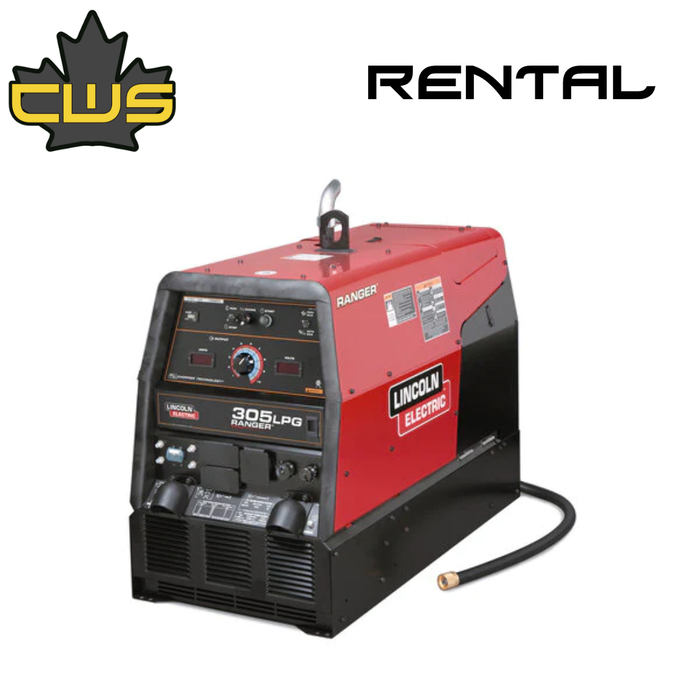 Rental - Lincoln Electric Ranger 305 LPG Engine Driven Welder (Liquid Propane Gas)