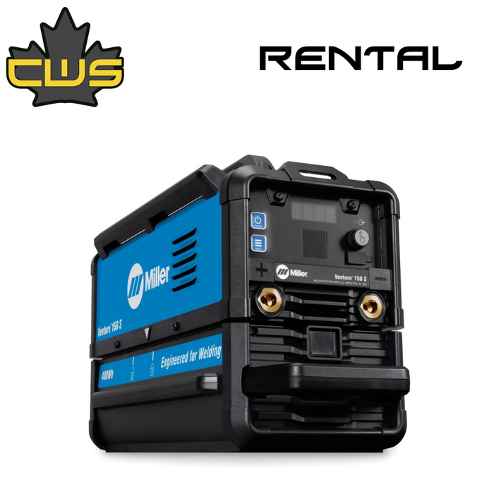 Rental - Miller Venture 150 S Battery Powered Welder