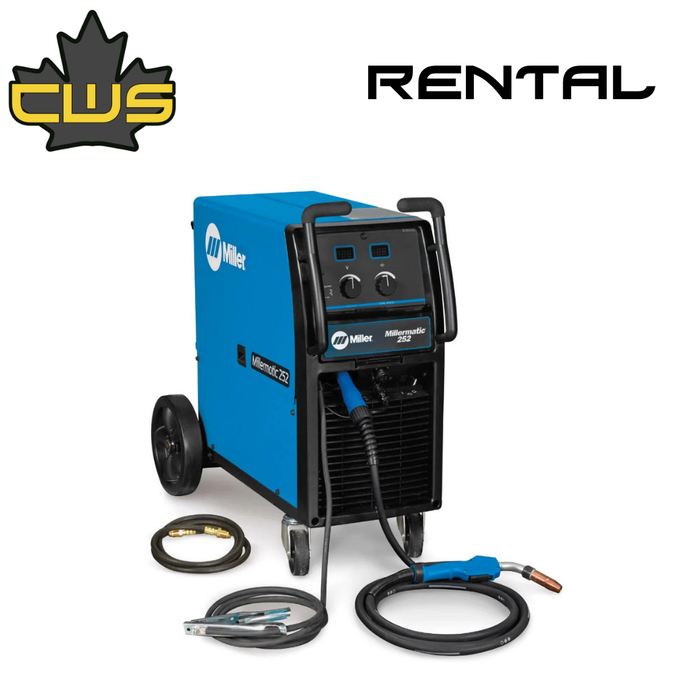Rental - Millermatic 252 MIG Welder - 208V/230V Single Phase