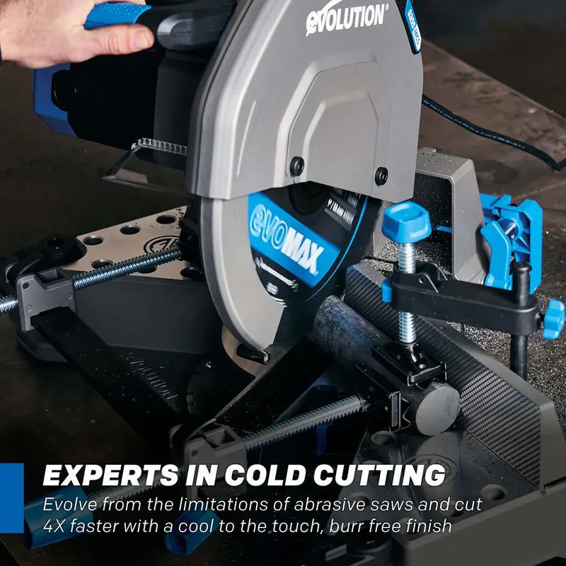 Evolution S14MCS: Cold Cut Mitering Chop Saw With 14 in. EVOMAX14ST Blade