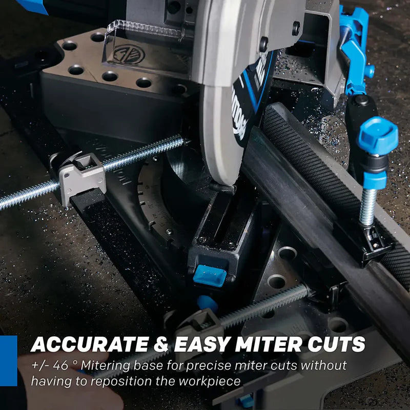 Evolution S14MCS: Cold Cut Mitering Chop Saw With 14 in. EVOMAX14ST Blade