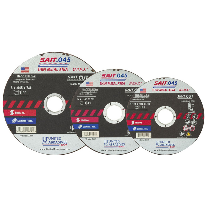 SAIT.M.X.™ Thin Metal Cutting Discs