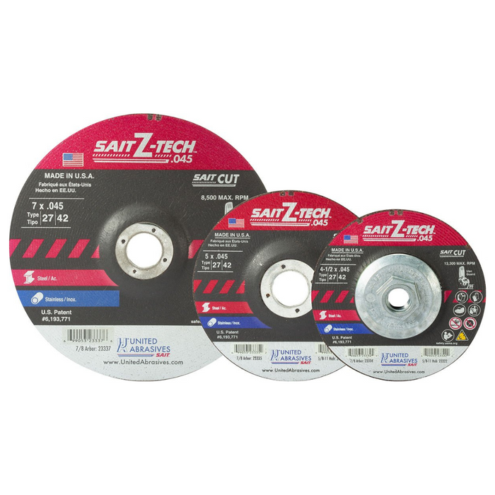 SAIT Z-TECH™ High Performance Cutting Discs