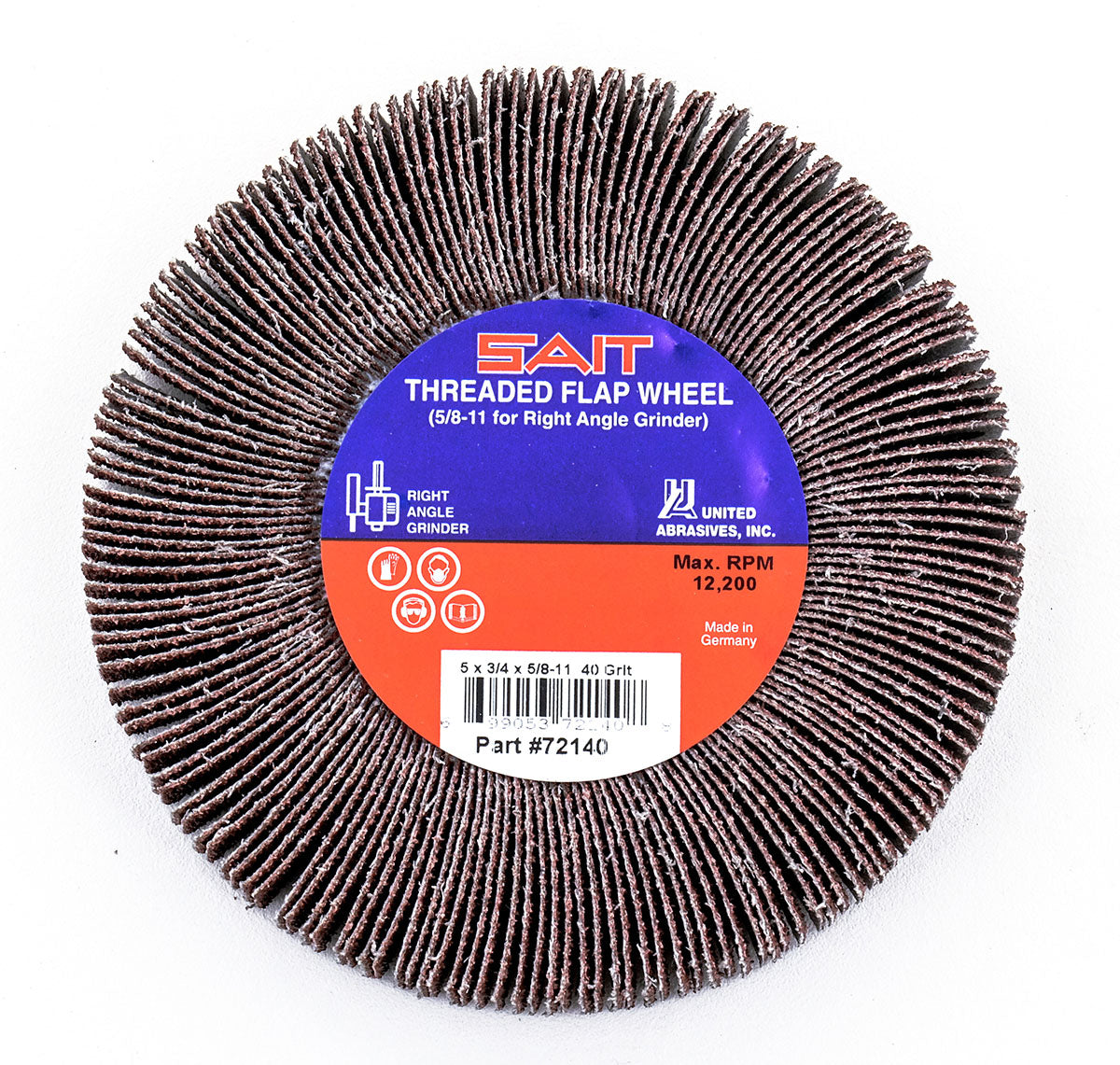 Sait Threaded Flap Wheel 5/8-11