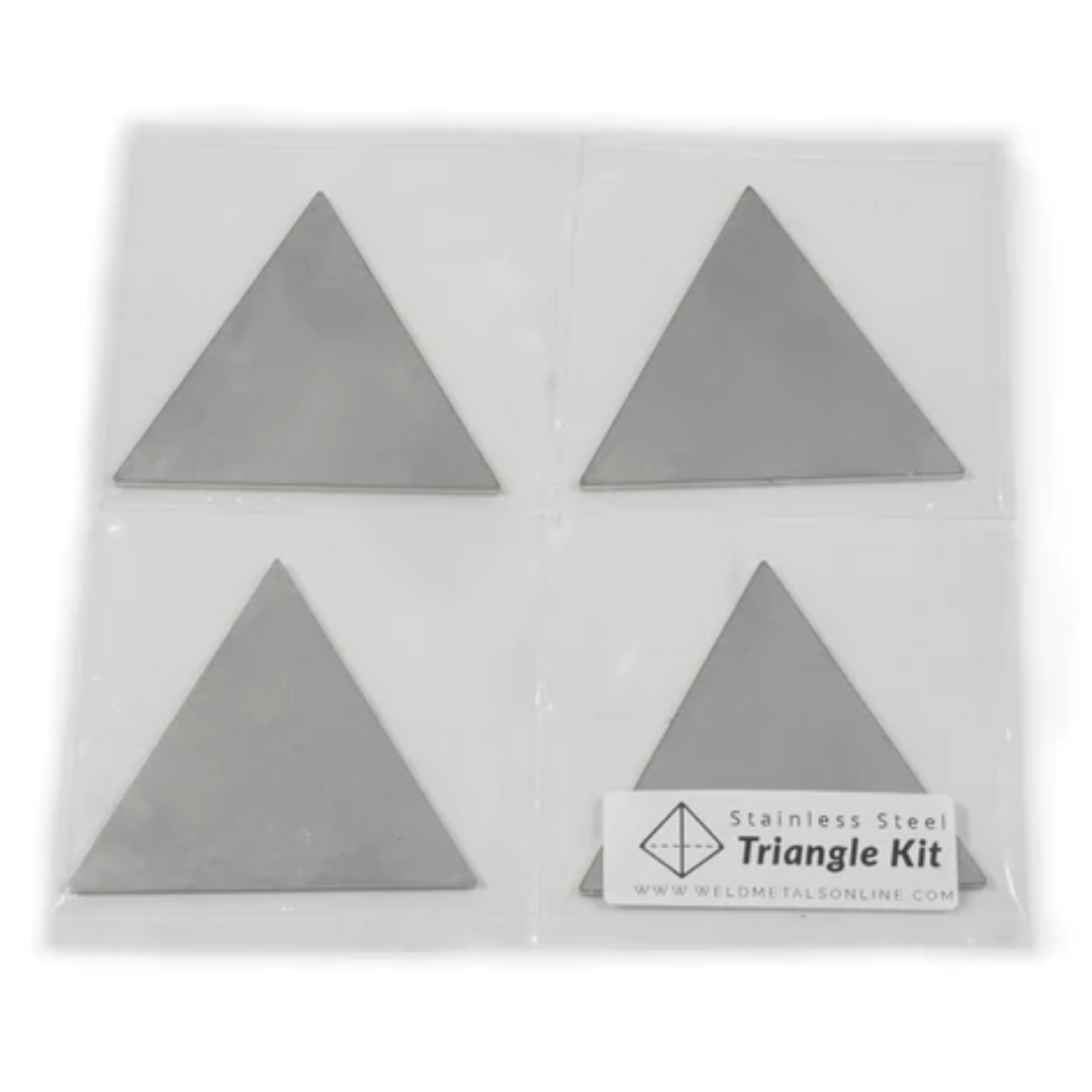 Stainless Steel Triangle Pyramid Weld Kit Packaging
