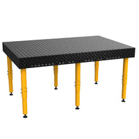 BuildPro Alpha 5/8" Fixture Table, 6' x 4' Nitrided Adjustable Legs