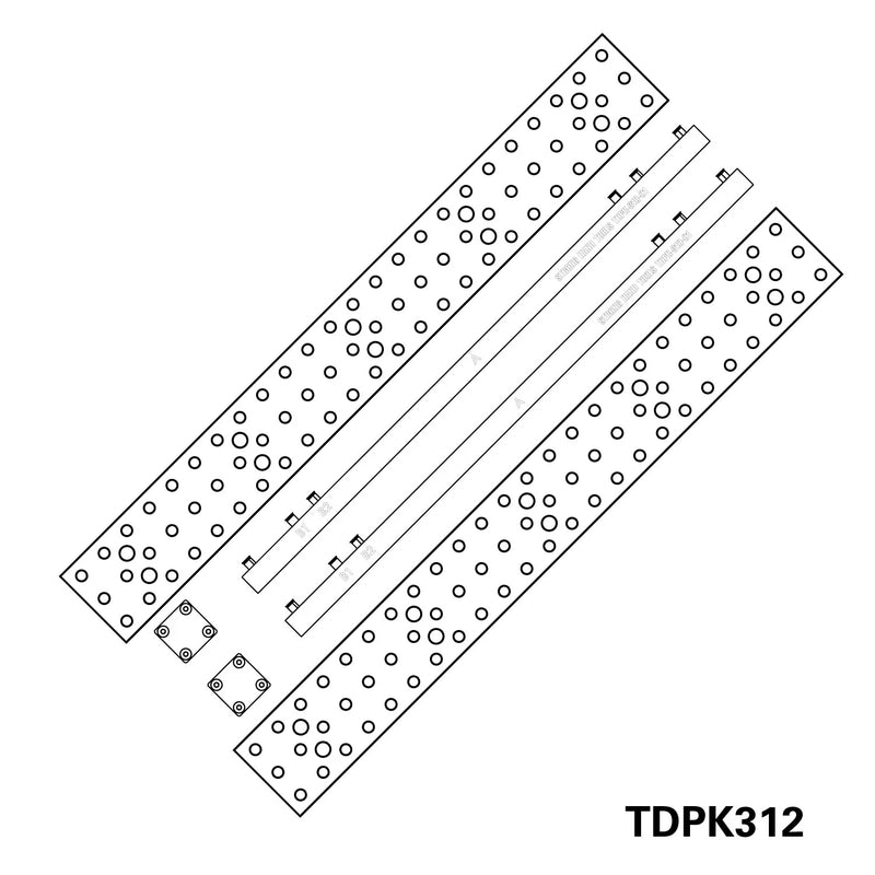 BuildPro Rhino Plate Expansion Kit w/ Two 6" x 48" Plates