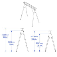 BuildPro Scout 36 Sawhorse Fixture Table, 5/8" Holes