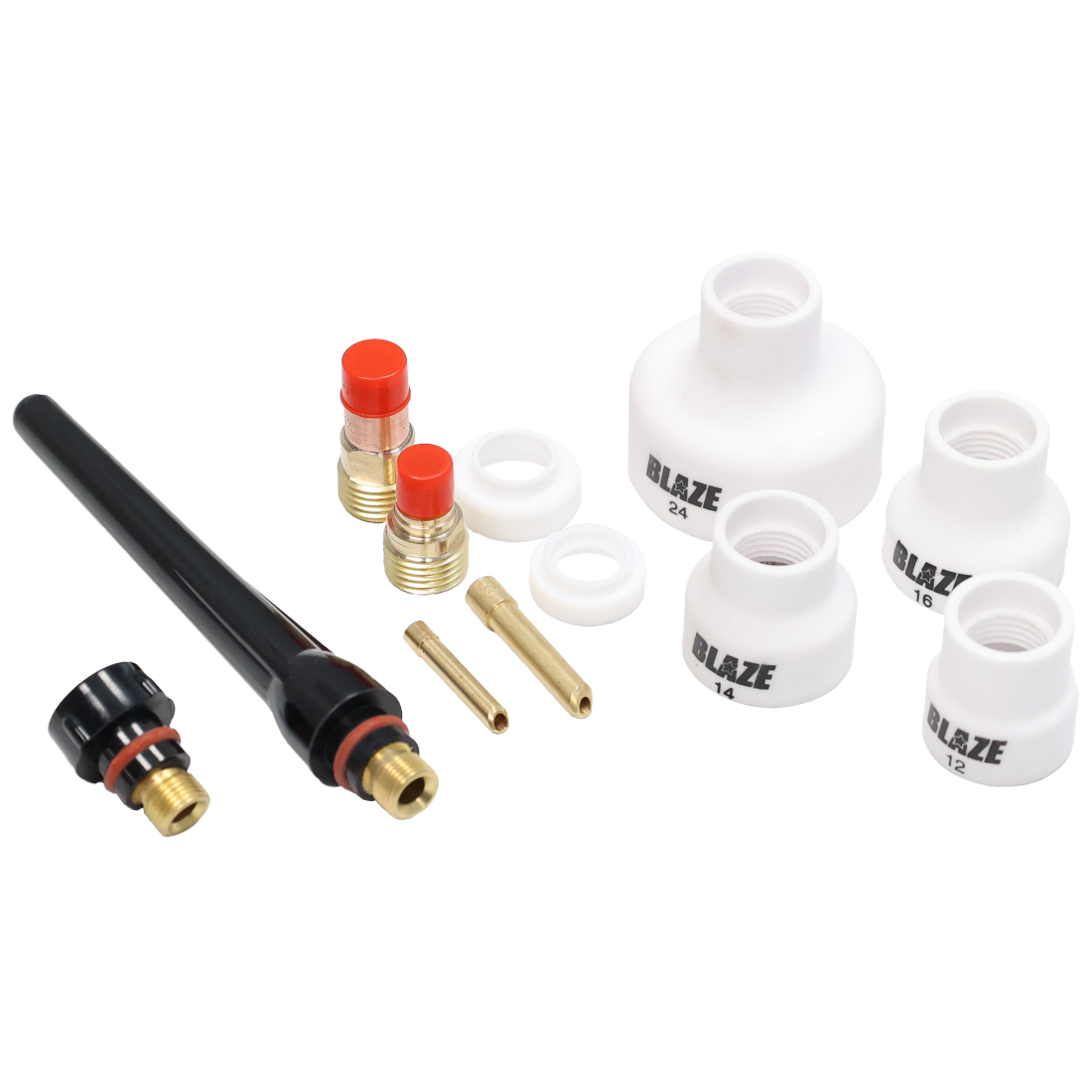Blaze White Alumina TIG Cup Kit