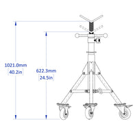 BuildPro Scout Tripod, 14" Fixture Stand, 5/8" Holes