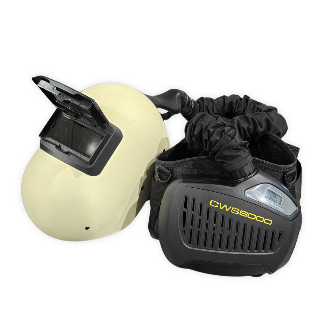 The Pipeliner PAPR Welding Helmet System