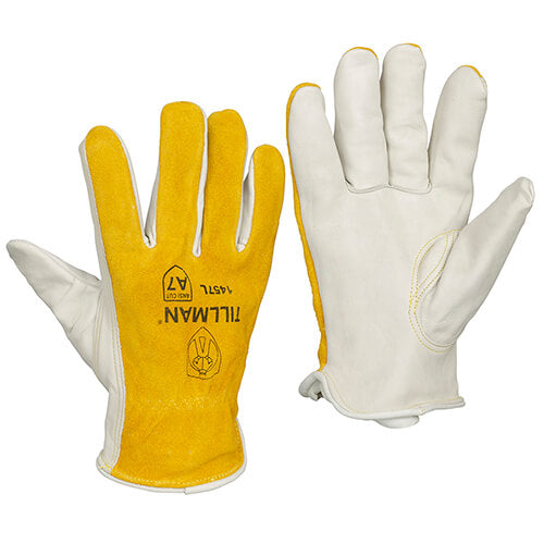 Tillman 1457 Top Grain/Split Cowhide Back A7 Cut Resistant Drivers Glove
