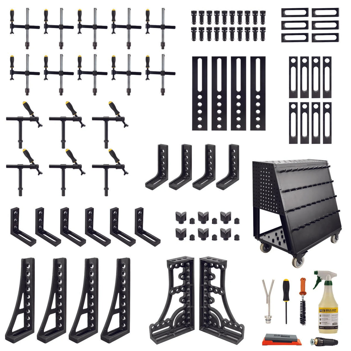 BuildPro 78-pc Fixturing Kit, U28 (inch spacing) for 28mm Holes (Copy)