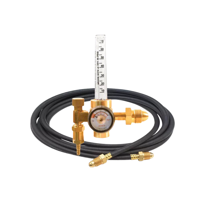 Uniweld Argon Flow Meter Regulator Kit c/w 10 ft. Hose