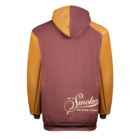 Up In Smoke THORAX FR Welding Hoodie - Maroon / Caramel