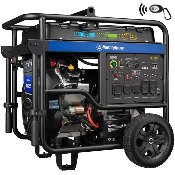 Westinghouse WGen14500TFc Generator - Tri-Fuel with CO Sensor