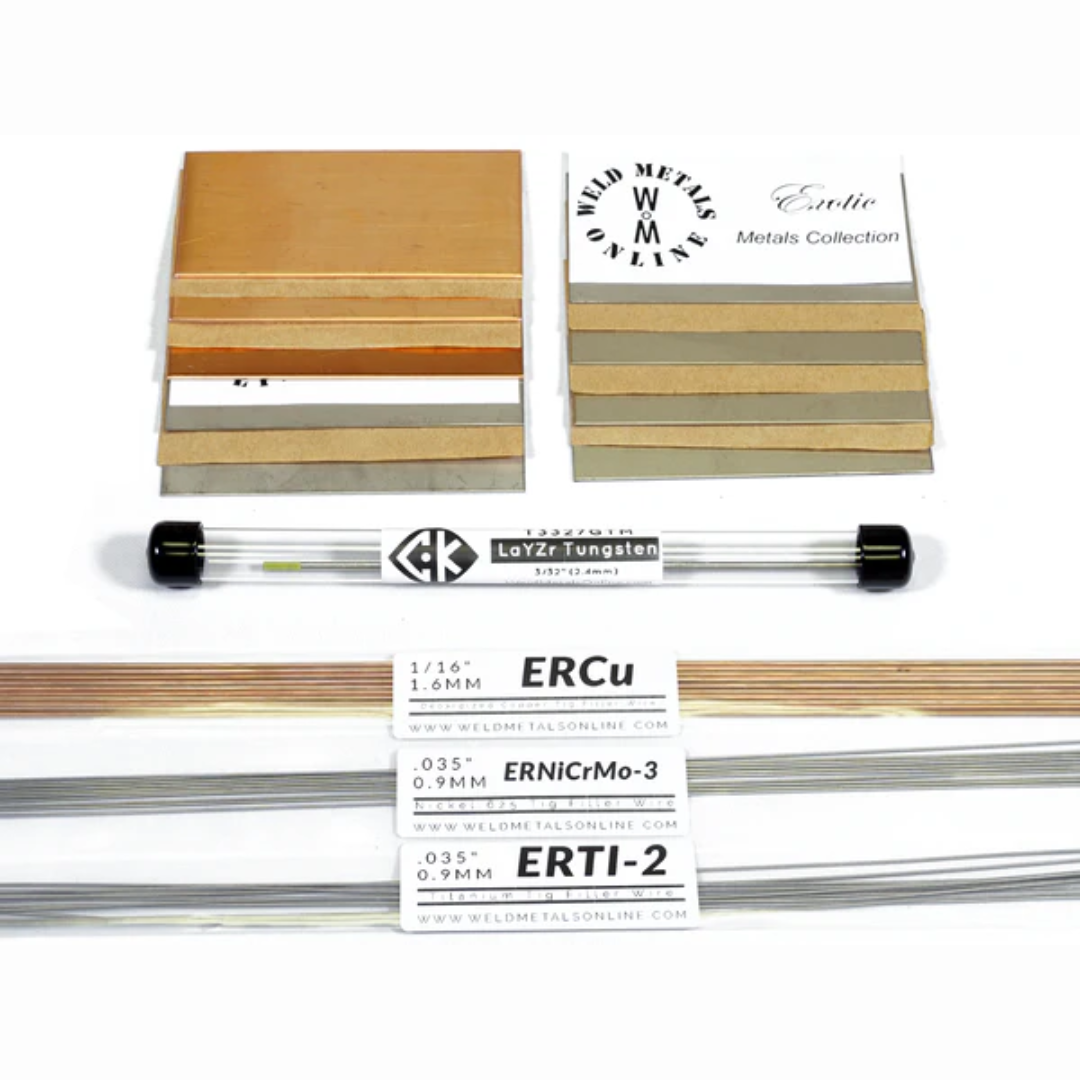 Weld Metals Online Exotic Metal Sample Kit