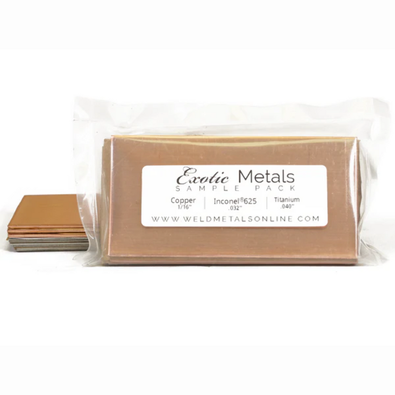 Weld Metals Online Exotic Metal Sample Kit