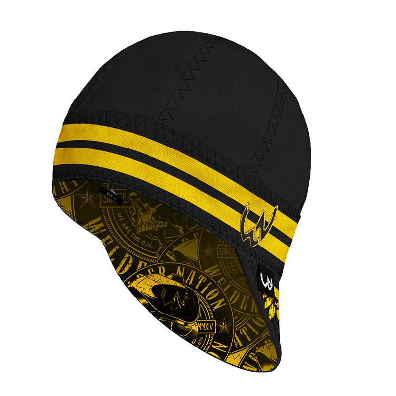 WelderNation The Captain Black/Yellow Welding Beanie