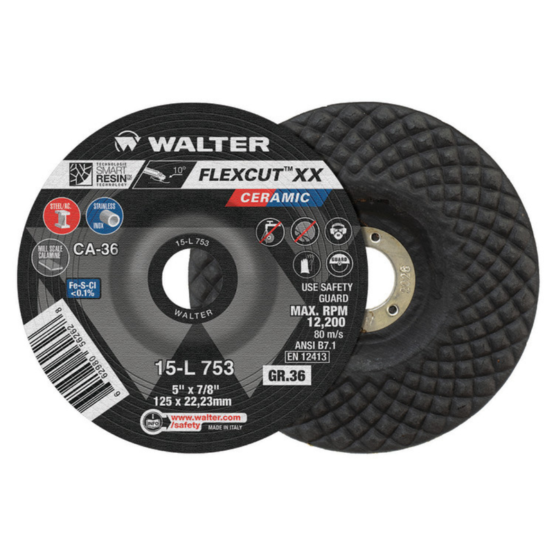 Walter FLEXCUT XX Mill Scale Ceramic Cleaning Discs