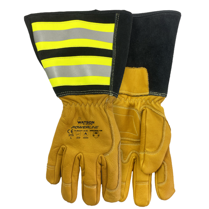 Watson 3775 Powerline Welding Glove, 6" Hi Viz Cuffs