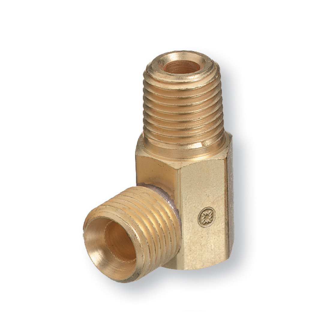 Western Enterprises - 90º 1/4" Male NPT to Male B-Size, RH