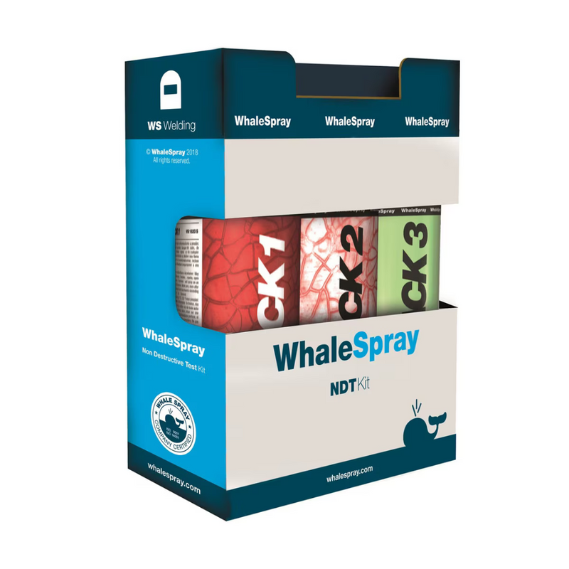 WhaleSpray Crack 1-2-3 NDT Penetrating Liquids Test Kit