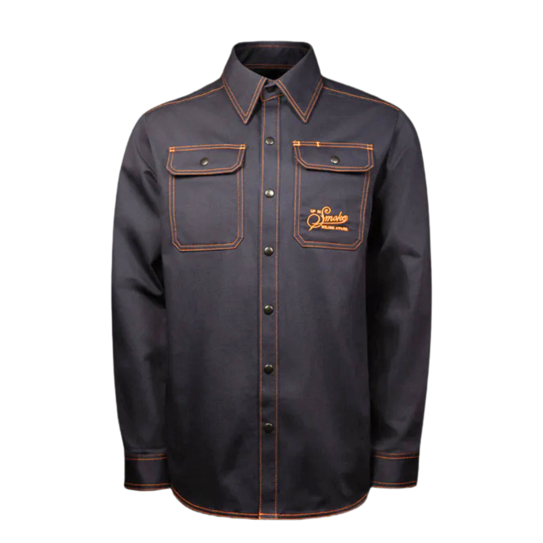 Up In Smoke Zestos Work Shirt - Navy