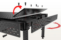 BuildPro Alpha 5/8" 5-Sided Tabletop, 8' x 4' Nitrided