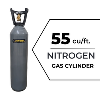 55 cu/ft Nitrogen Gas Cylinder 100% Nitrogen - Tank CGA 580 - FULL