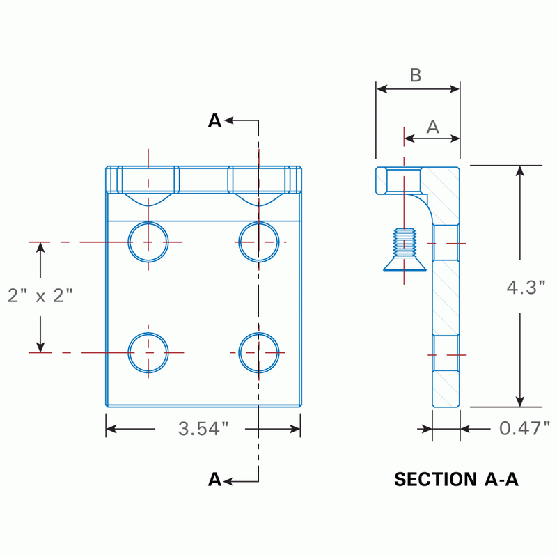 Shop BuildPro Side Brackets for MAX Tables and Rhino Carts, Fits 5/8 ...