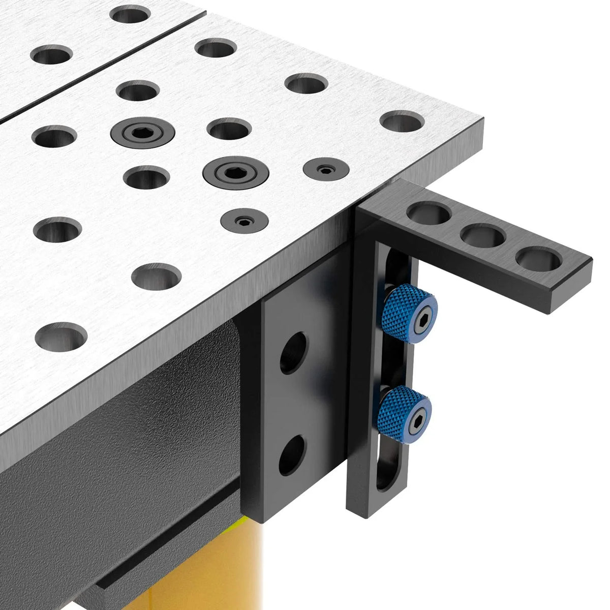 BuildPro Side Brackets for MAX Tables and Rhino Carts, Fits 5/8" Holes