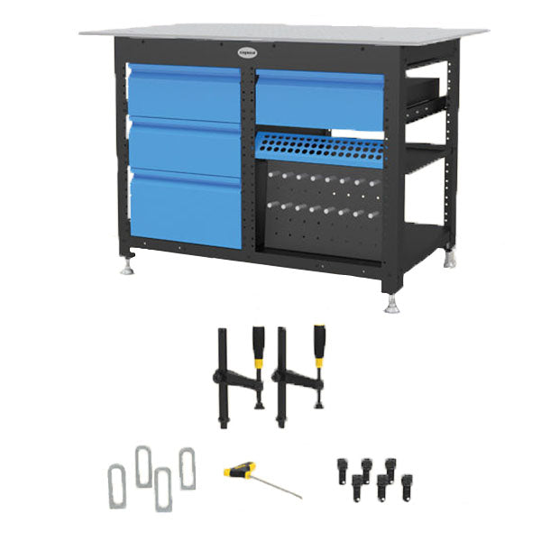 Siegmund 16 Workstation with Tool Set A and 4 Drawers - Promo